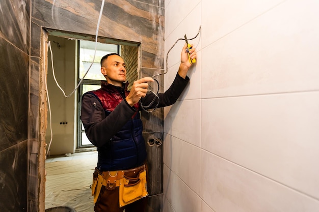 repair renovation electricity people concept electrician hands 493343 27713